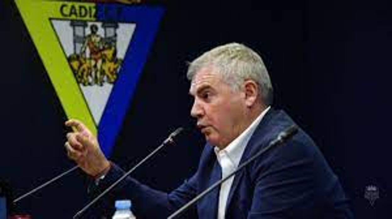 Manuel Vizcaíno, presidente del Cádiz CF