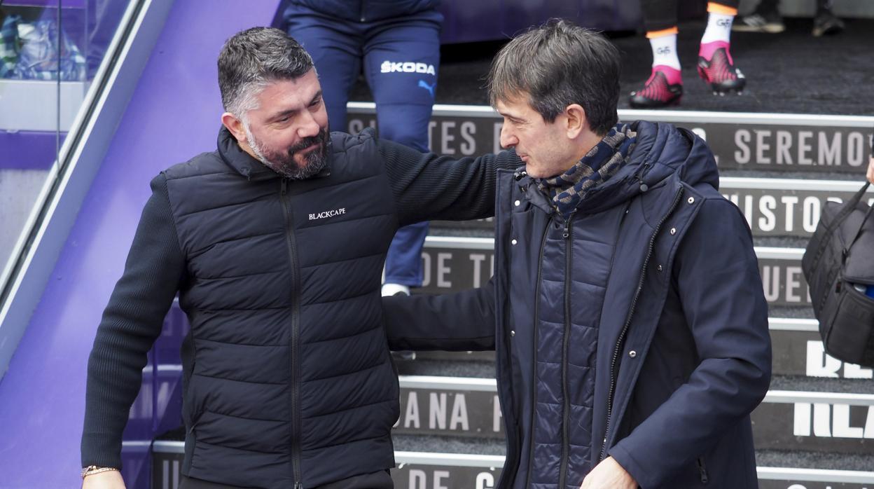 Gattuso y Pacheta, dos entrenadores que han acabado echados de sus banquillos.