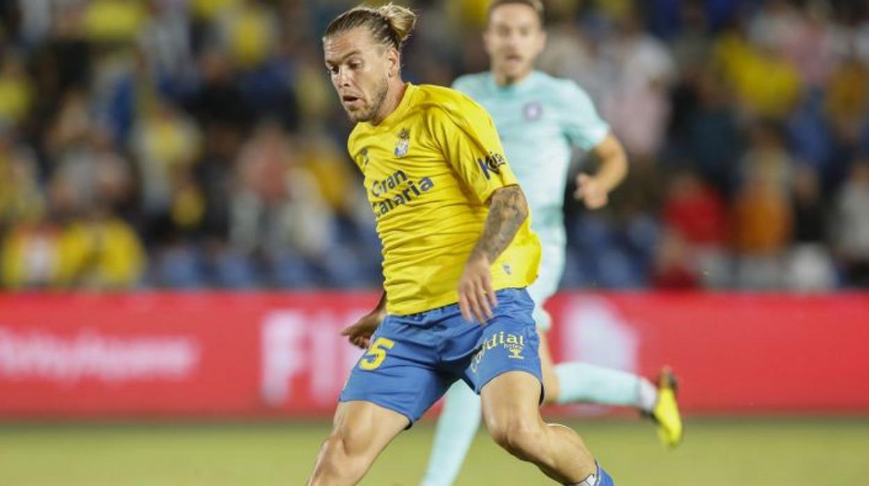 Álvaro Jiménez ha ascendido a Primera con la UD Las Palmas.