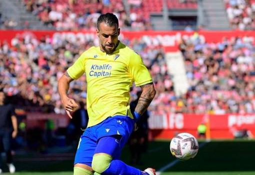 Álvaro Negredo, delantero del Cádiz CF.