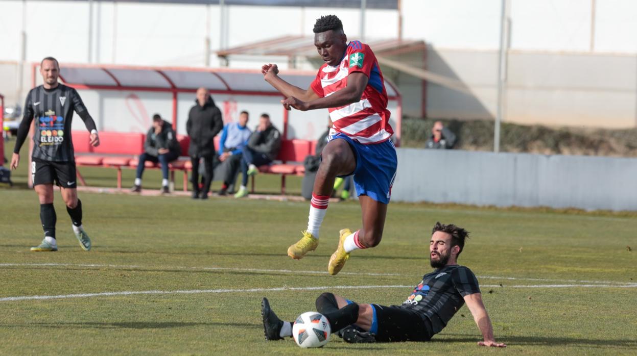 Samu Omorodion, delantero fichado por el Atlético de Madrid.