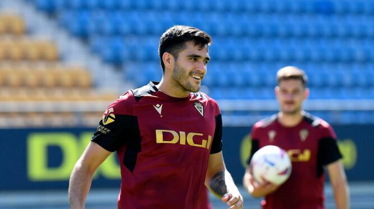 Maxi Gómez en un entrenamiento