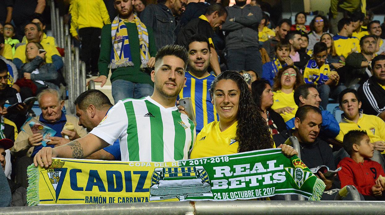 Imagen de uno de los últimos enfrentamientos entre Cádiz y Betis