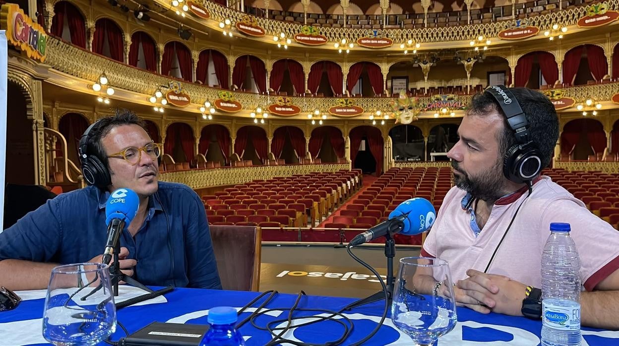 Kichi, junto Rubén López de Cope Cádiz