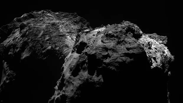El cometa 67P, donde aterrizó el módulo Philae