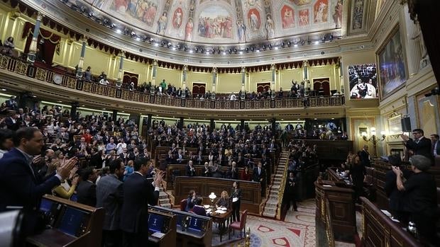 El Congreso, ayer durante la sesión constitutiva