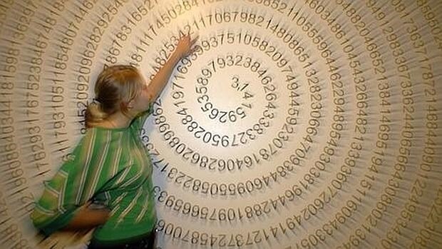 La constante Pi, en el museo de ciencia natural de Giessen, Alemania