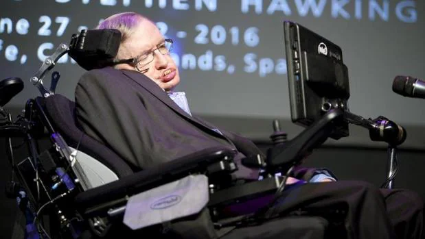 Stephen Hawking, en el Festival Starmus de Tenerife