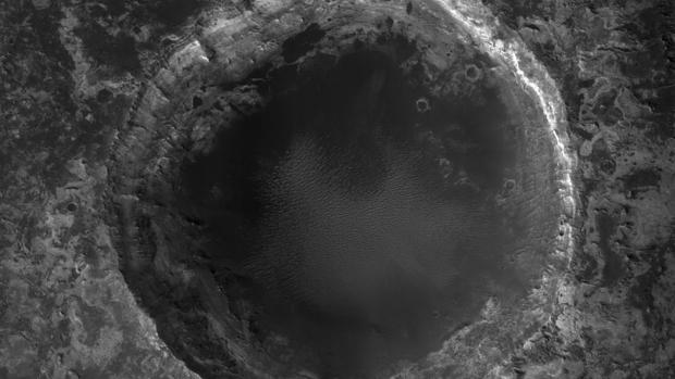 Foto de archivo del vallle de Marte Mawrth Vallis