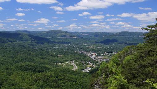 El pueblo de Middleboro, Kentucky, está construido sobre un cráter de seis kilómetros de largo