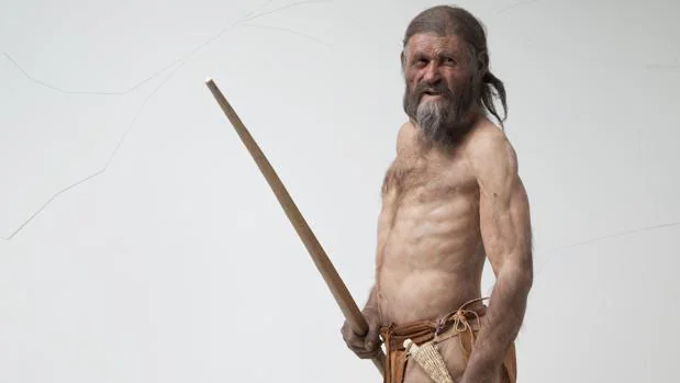 Reconstrucción de Ötzi, el «hombre de hielo»