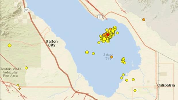 En cuestión de horas se registraron 96 pequeños terremotos, lo que hizo temer un «Big one», un gran terremoto, en la parte sur de la falla, una zona que ha estado dormida durante más de 300 años