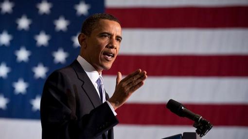 Barack Obama, en una conferencia sobre el futuro del espacio en el «Kennedy Space Center», en Cabo Cañaveral (Florida) en 2015