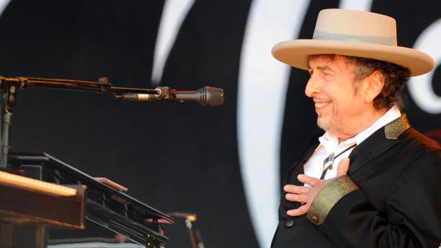 Bob Dylan, durante un concierto en 2012