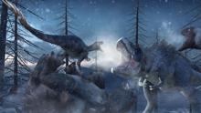 Los dinosaurios murieron en medio del frío y la oscuridad