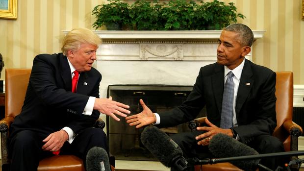 Obama y Trump tomarán un café juntos poco antes de la investidura