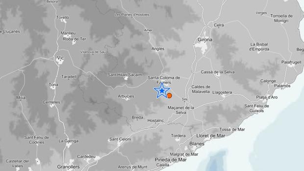 Gerona registra un seísmo de magnitud 3,8 «ampliamente percibido» pero sin daños