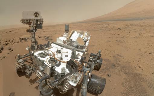 Un «selfie» del rover Curiosity