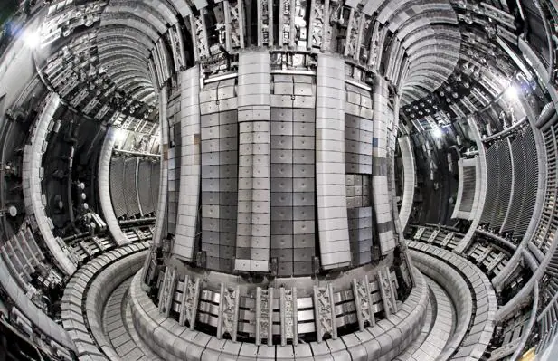 Interior de un prototipo similar al ITER