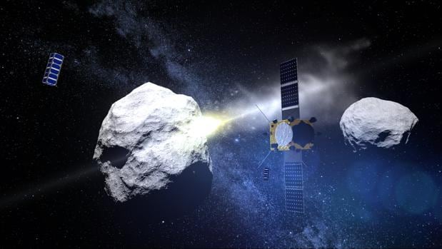El objetivo de la misión es hacer chocar una sonda contra el asteroide Didymos b y desviarlo un uno por ciento