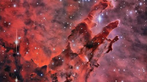 La nebulosa del Águila, captada por el Gran Telescopio Canarias