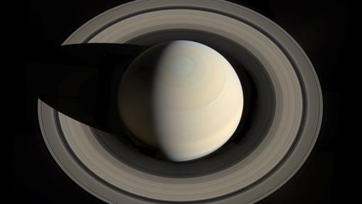 Imagen de Saturno captada por la sonda Cassini