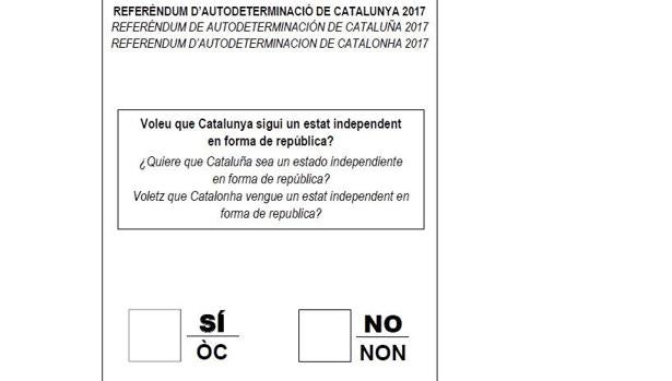 Un exalcalde de Marçà (Tarragona) imprime por su cuenta 45.000 papeletas para votar el 1-O