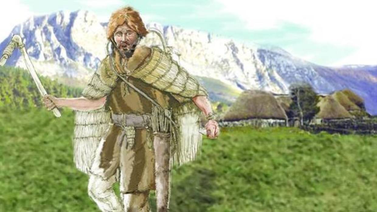 Posible aspecto de un hombre del norte peninsular hace unos 4.500 años