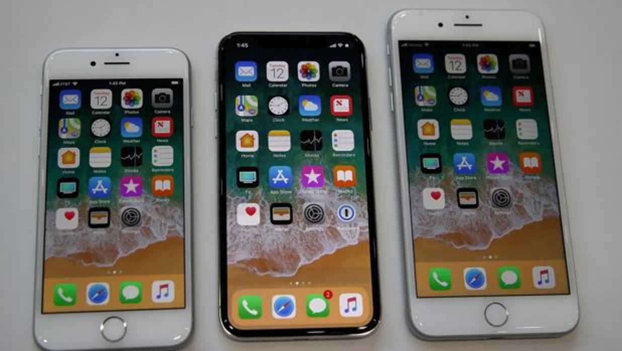 El iPhone 8, el iPhone X y el iPhone 8 Plus