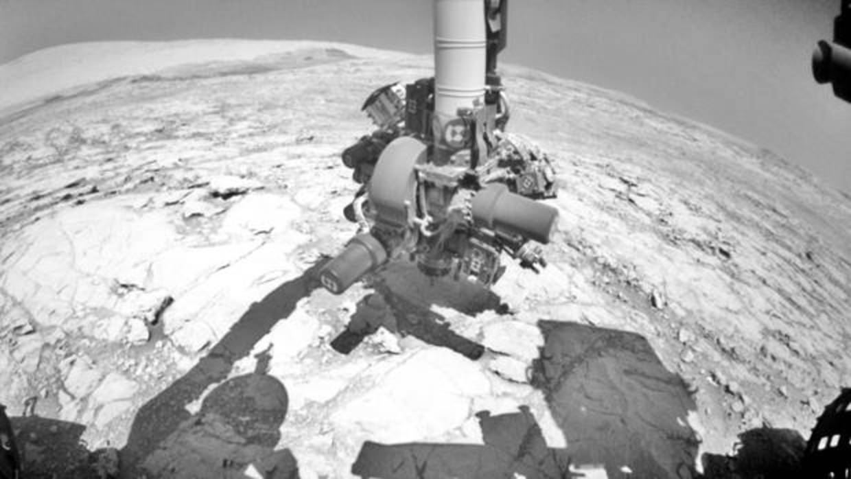 El Curiosity realizó una prueba de perforación el pasado 17 de octubre