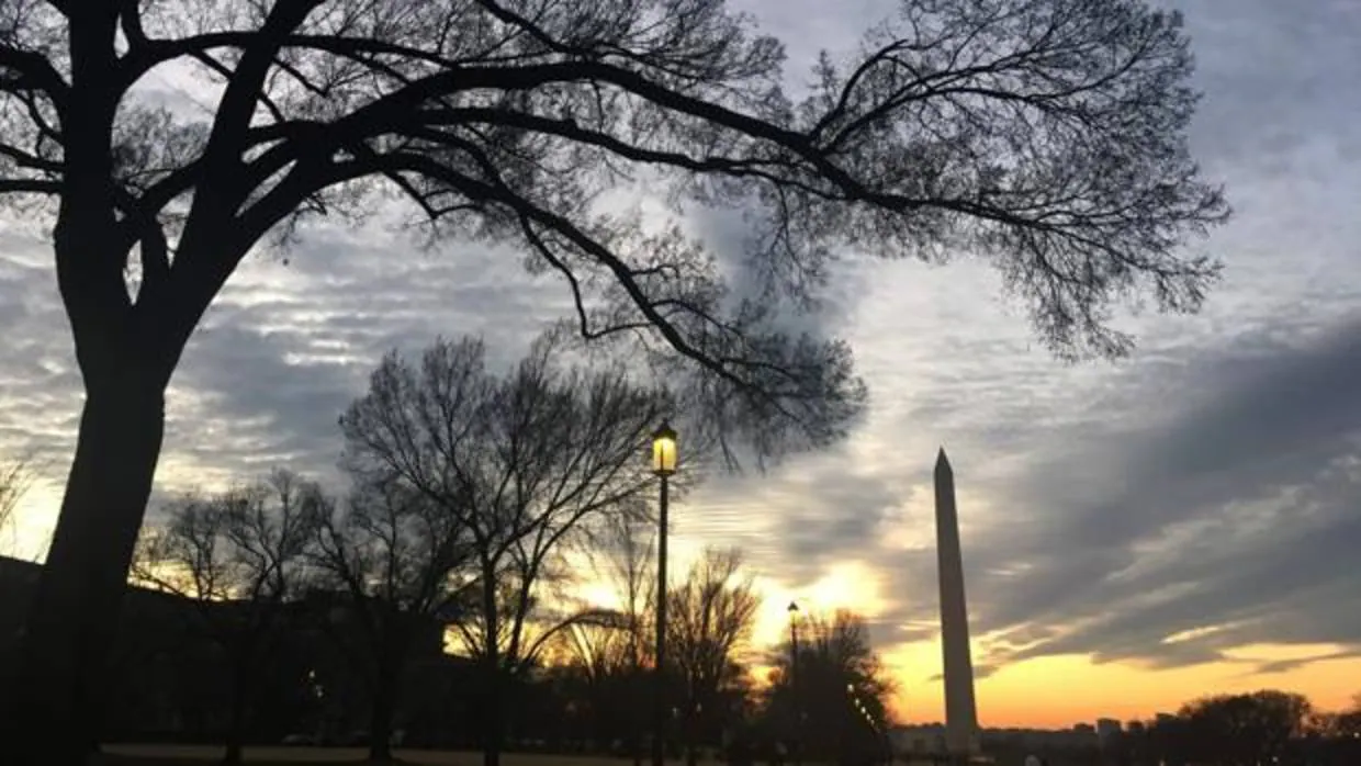 Hermosa imagen el día previo al solsticio en Washington, EE.UU.
