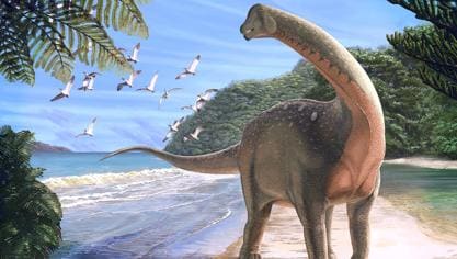 El dinosaurio Mansourasaurus shahinae