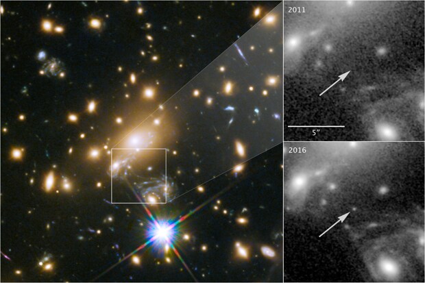El Hubble descubre la estrella más lejana jamás observada