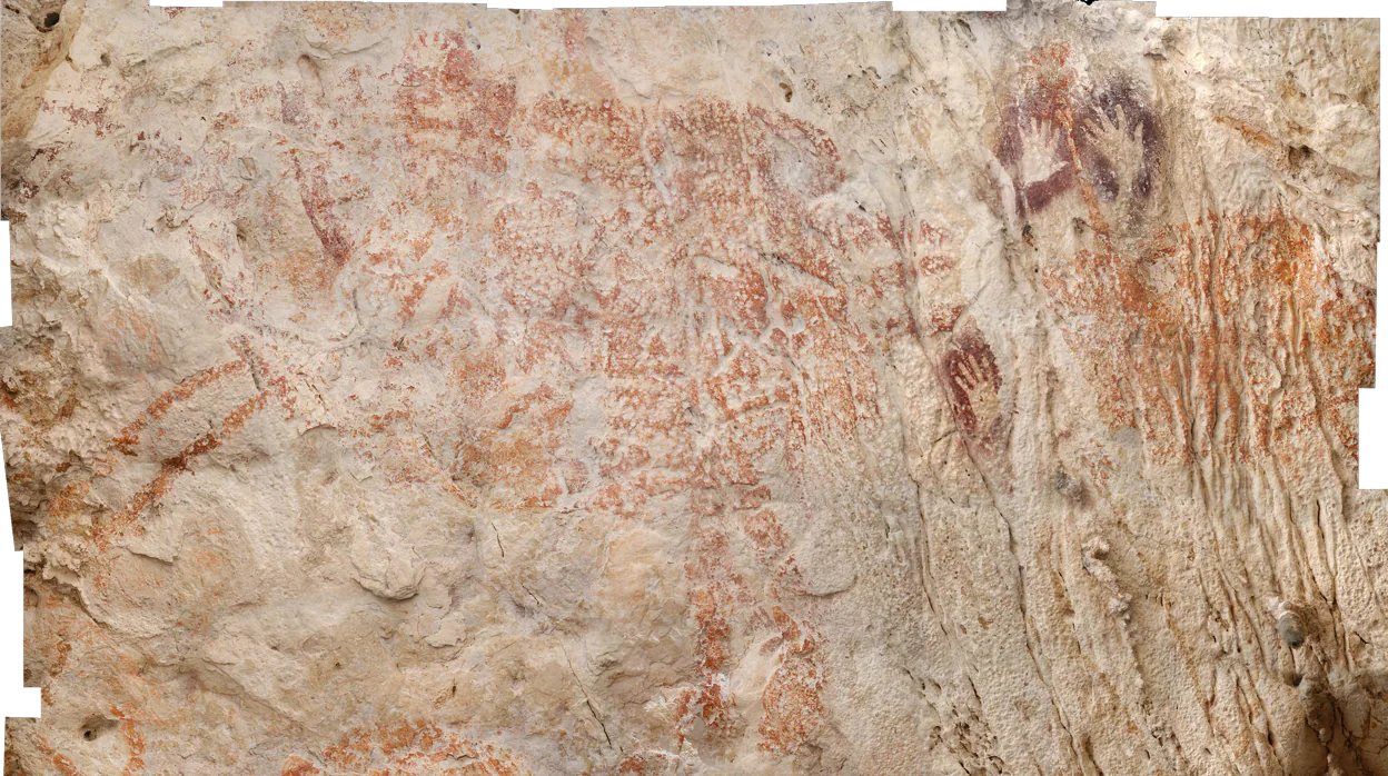 La pinturas figurativa más antigua del mundo, en Borneo, de un mínimo de 40.000 años