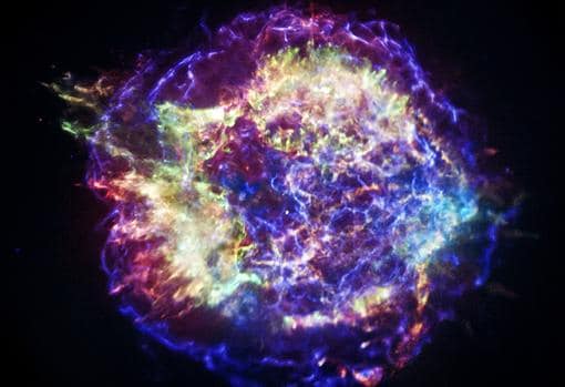 Cassiopeia A, remanente de una supernova de tipo II