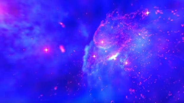 Contempla el centro de nuestra galaxia como si estuvieras sentado en un agujero negro supermasivo