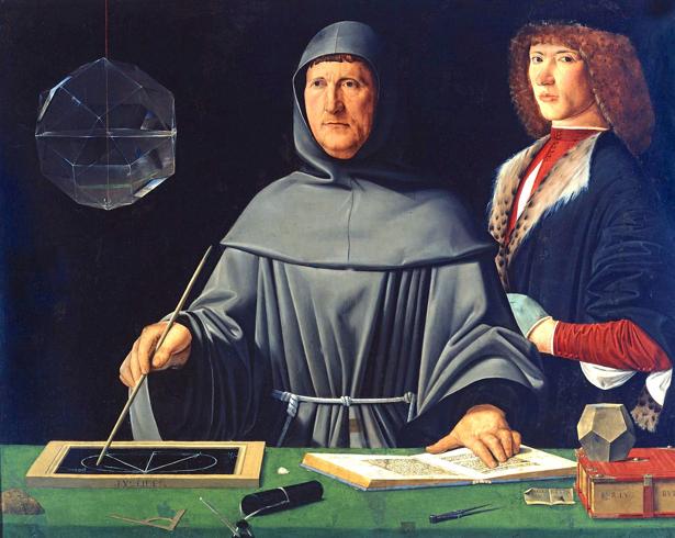 Los enigmas escondidos en el retrato del matemático Luca Pacioli