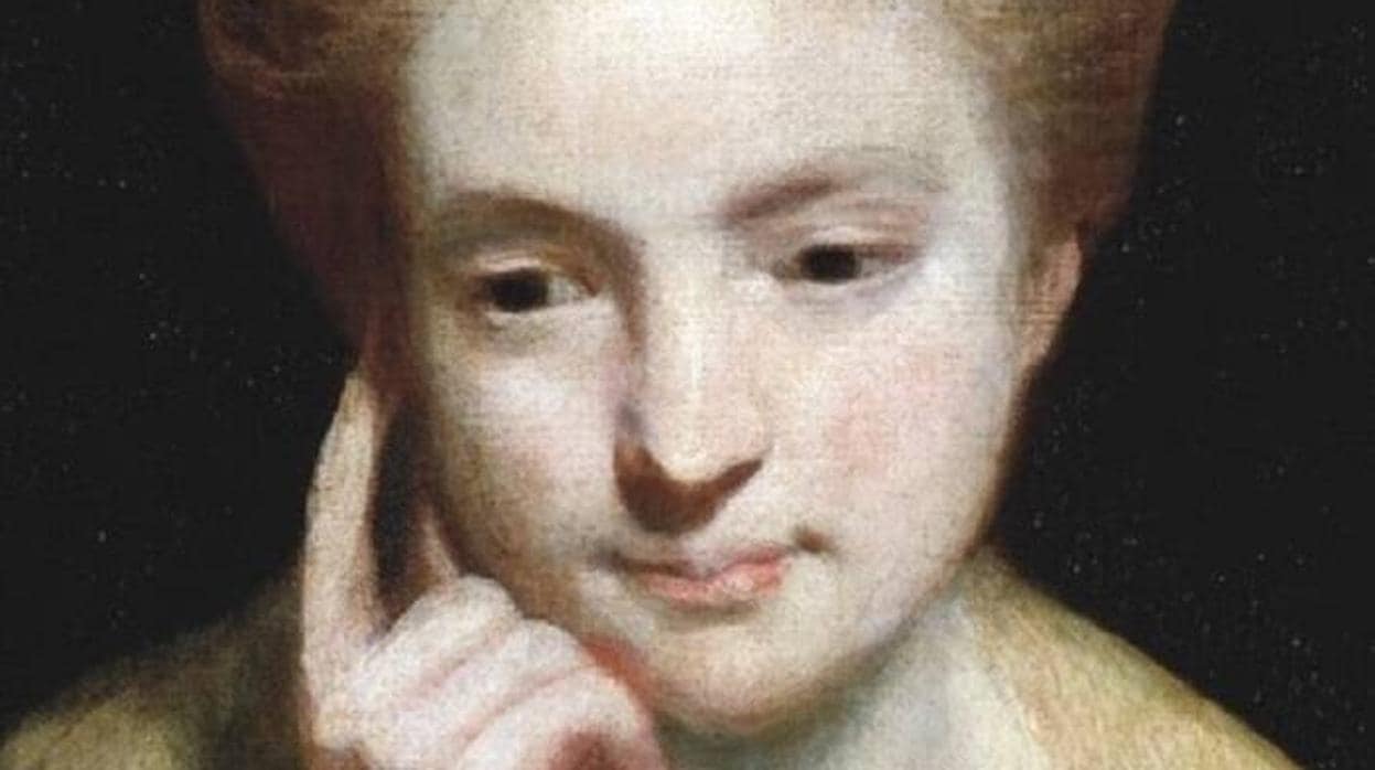 «Estudio del retrato de una mujer joven», del pintor Joshua Reynolds. En ocasiones, se considera que representa a la escritora feminista Mary Astell