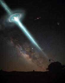 Los telescopios MAGIC detectaron los rayos gamma de mayor energía