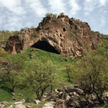 Entrada de la cueva de Shanidar