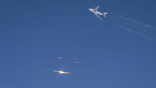 Fracasa el intento de Virgin Orbit de lanzar un cohete desde un avión