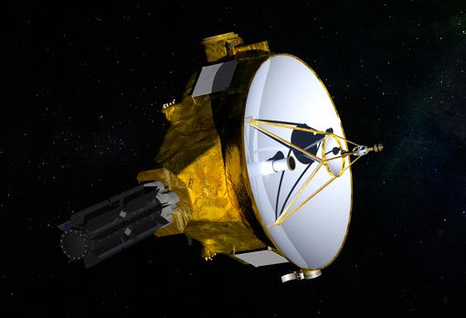 Representación de la nave «New Horizons»