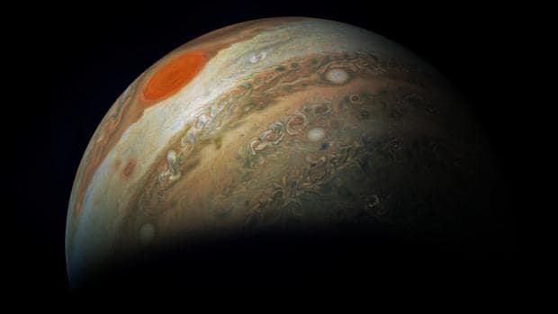 El increíble vídeo de la nave Juno sobrevolando Júpiter a 209.000 kilómetros por hora