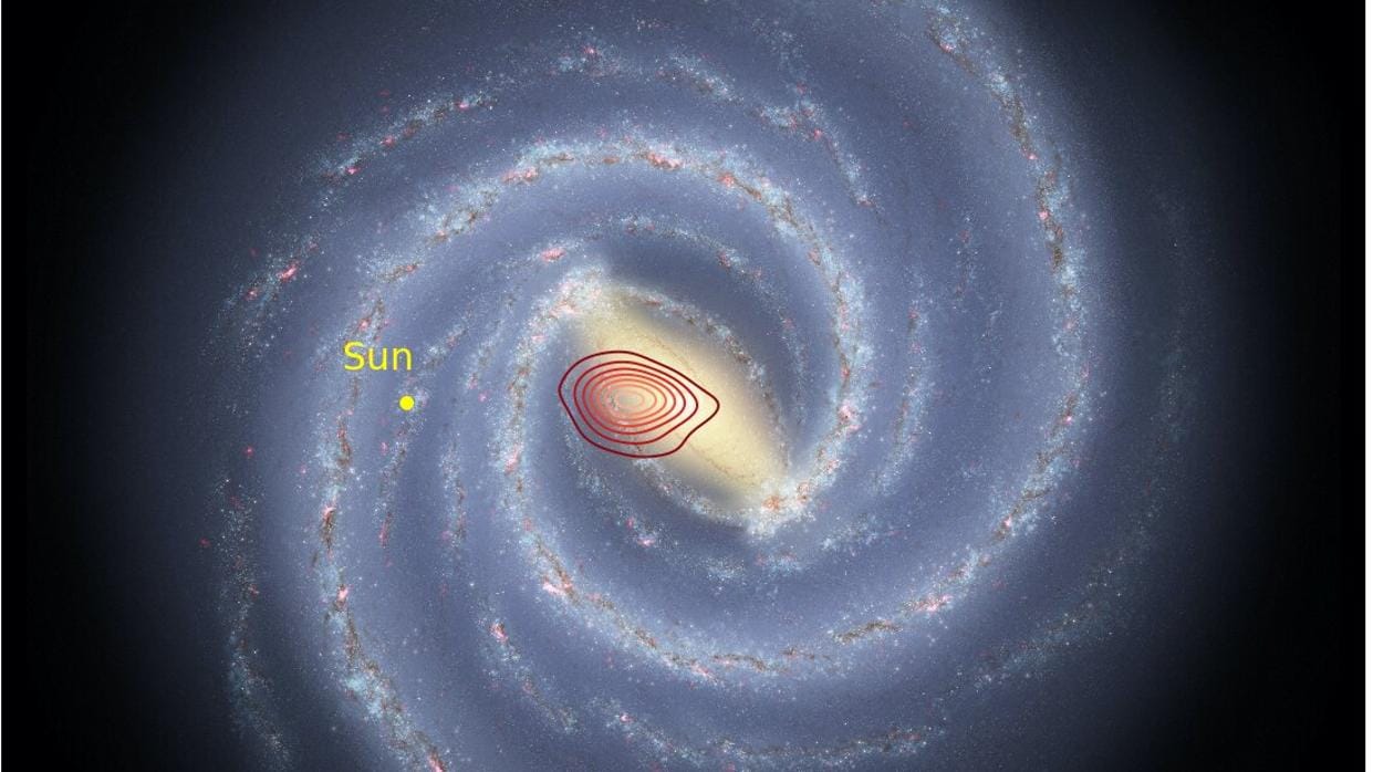 Descubren una gran galaxia oculta dentro de la Vía Láctea