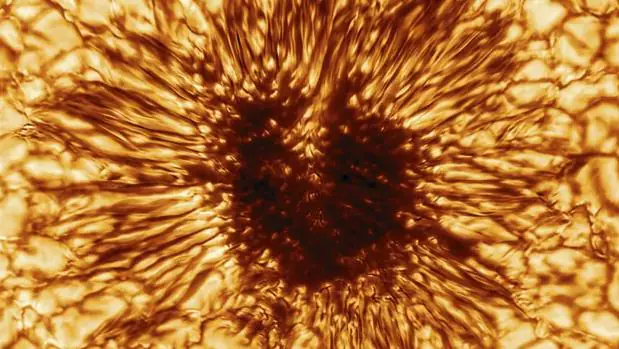 Captan la increíble imagen de una mancha solar con una resolución nunca antes vista