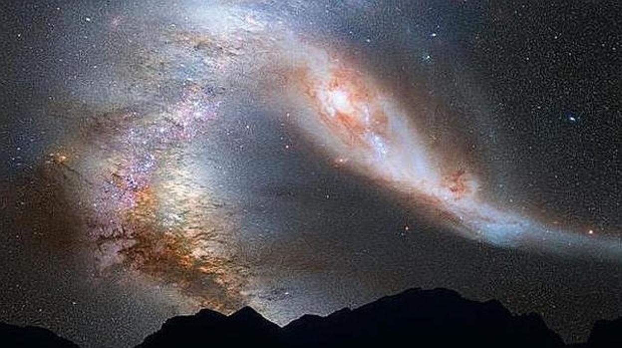 Andrómeda y la Vía Láctea chocarán antes de lo que se pensaba