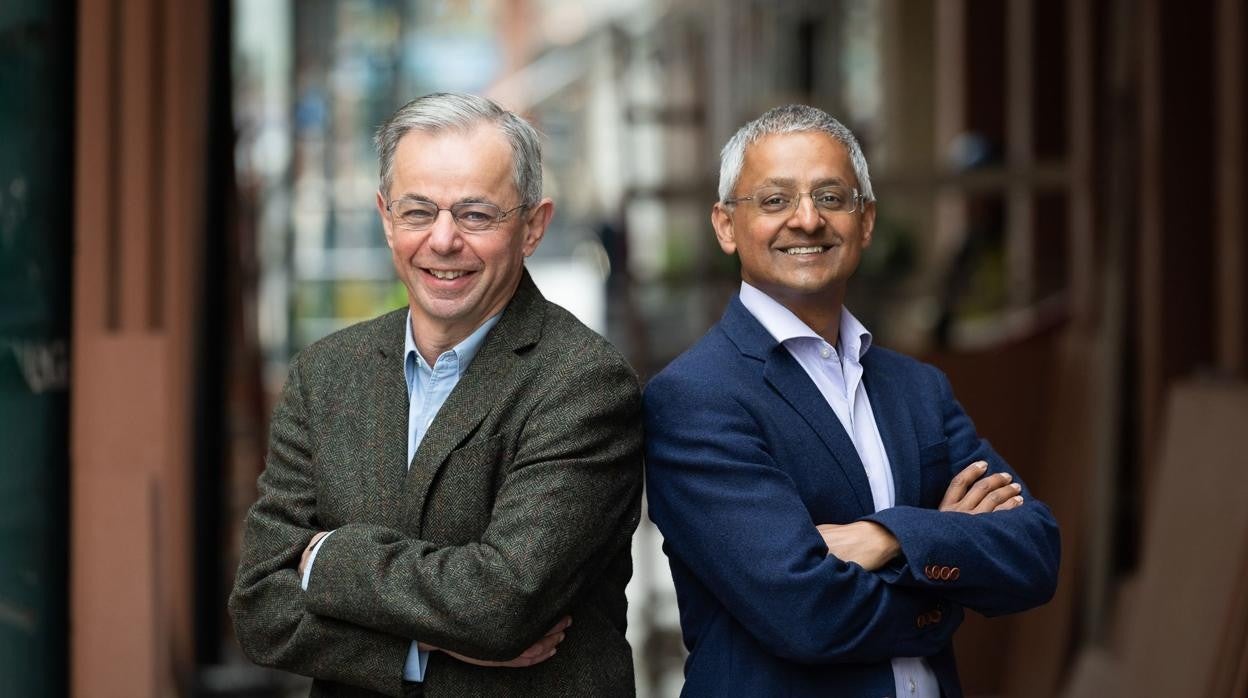 Los químicos de la Universidad de Cambridge Shankar Balasubramanian y David Klenerman