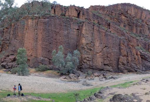 Depósitos glaciares en Tillite Gorge, en el sur de Australia, formados cuando toda la Tierra era una inmensa bola de hielo