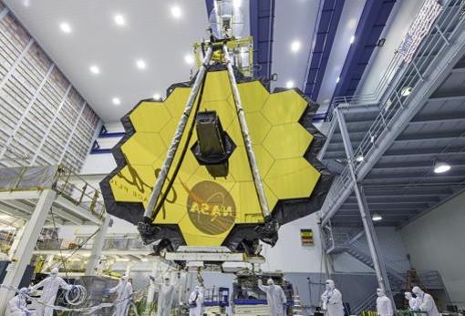 Instalación del telescopio James Webb