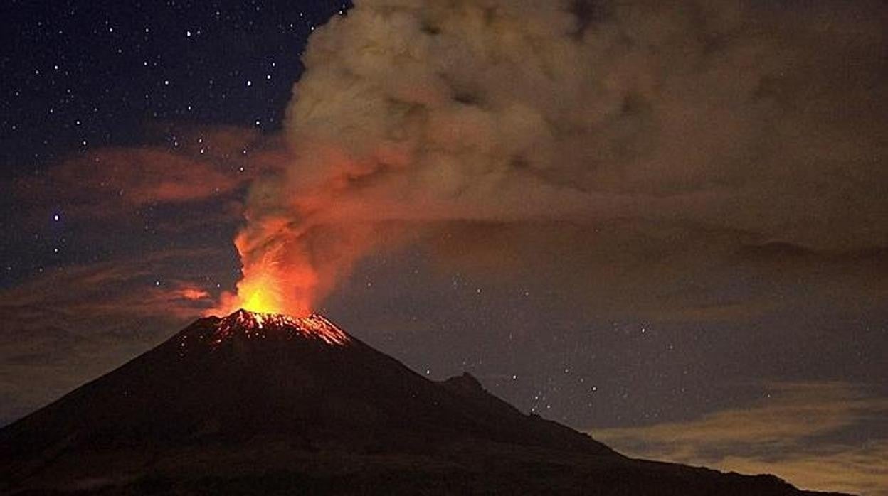 El volcán Popocatepetl de México, en una imagen de archivo